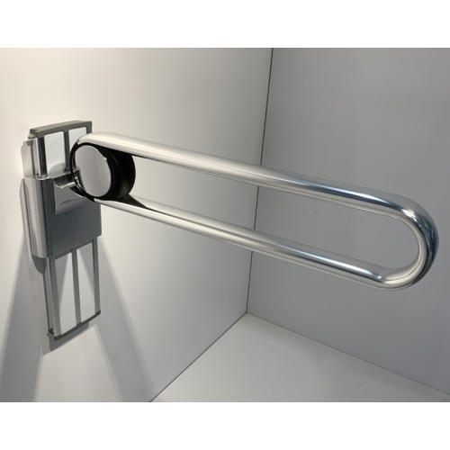 Składany uchwyt łazienkowy U z regulacją wysokości