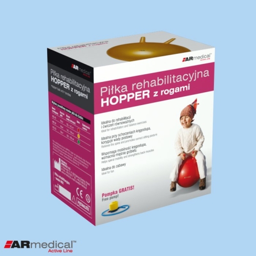 Piłka rehabilitacyjna HOPPER z rogami