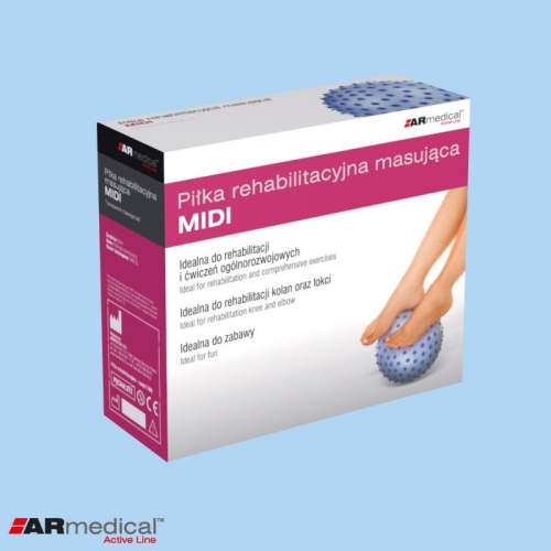 Piłka rehabilitacyjna masująca MID