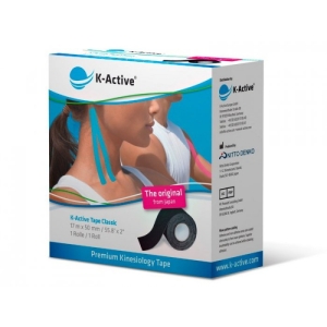 K-Active Tape kolor czarny 5 cm/17 m