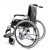 Wózek inwalidzki stalowy na ramie składanej (krzyżak) - Primo_S