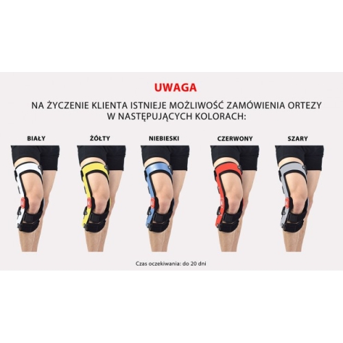 Przednio tylna orteza szkieletowa na goleń i udo z szynami dwuosiowymi RAPTOR/2