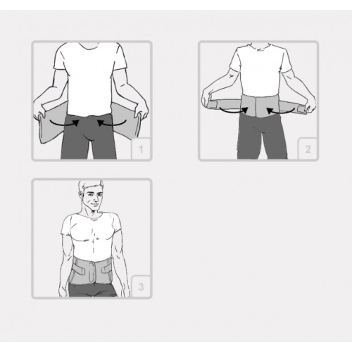 Orteza lędźwiowo krzyżowa z pasami dociągowymi AM-SO-02