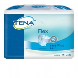 TENA Flex Plus Large, pieluchomajtki, 30 sztuk