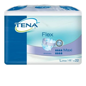 TENA Flex Maxi Large, pieluchomajtki, 22 sztuk
