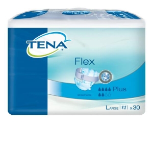 TENA Flex Plus Large, pieluchomajtki, 30 sztuk