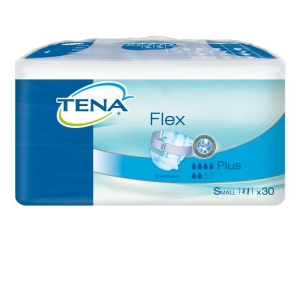 TENA Flex Plus Small, pieluchomajtki, 30 sztuk