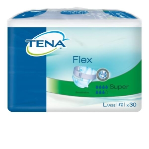 TENA Flex Super Large, pieluchomajtki, 30 sztuk