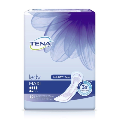 TENA Lady Maxi, specjalistyczne podpaski, 12 sztuk