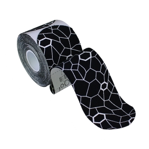 Taśma Kinesiologytaping 5 cm x 5 m Thera Band® czarno-biała