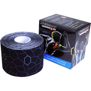 Taśma Kinesiologytaping 5 cm x 25,4 cm Thera Band® czarno-szara