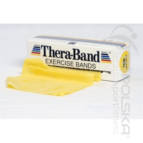 Taśmy rehabilitacyjne 1,5 m Thera Band® żółta, słaba