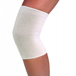 Elastyczne wspomaganie kolana biała XL