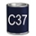 C37 niebieski